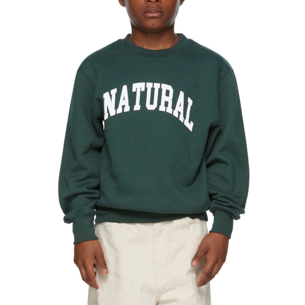 Museum of Peace & Quiet Green Natural Sweatshirt